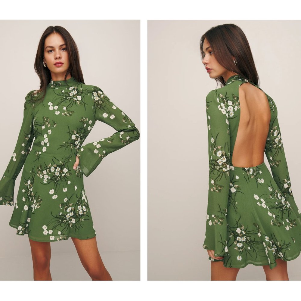 Reformation - NWT Persis Dress (Color: Lomita, Size: 8) Retail: $218